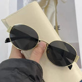 Retro Oval Sunglasses for Women – Classic UV400 Eyewear